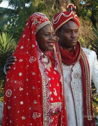 african couple destination dream wedding